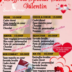 Coffrets Cadeaux Saint-Valentin disponible à douala et yaoundé